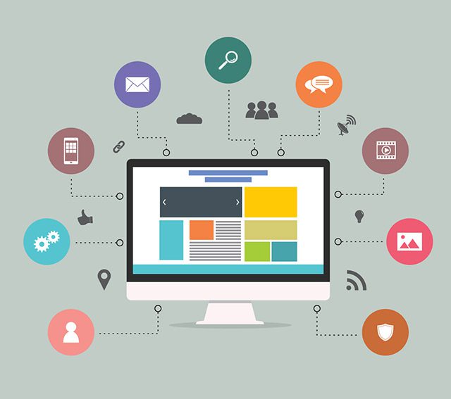 Business website design illustration for a Hobart small business guide